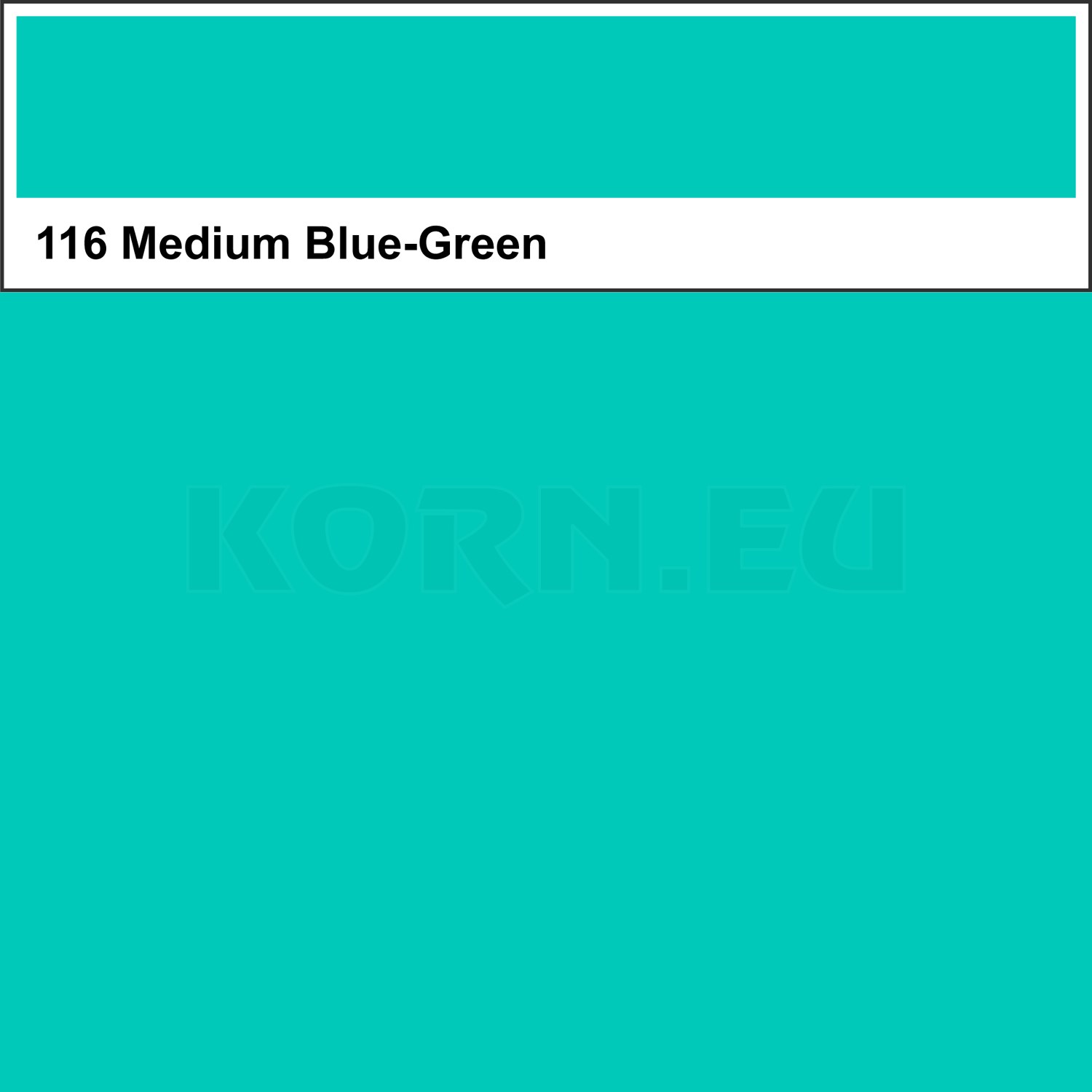 Lee Farbfolie 116 Medium Blue-Green 25cm x 122cm
