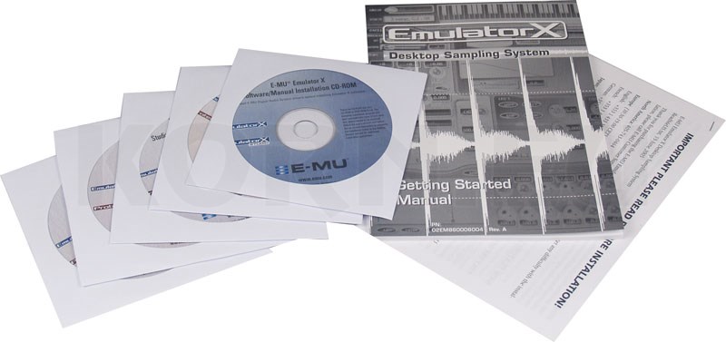 EMU EMULATOR X SOFTWARE SAMPLER