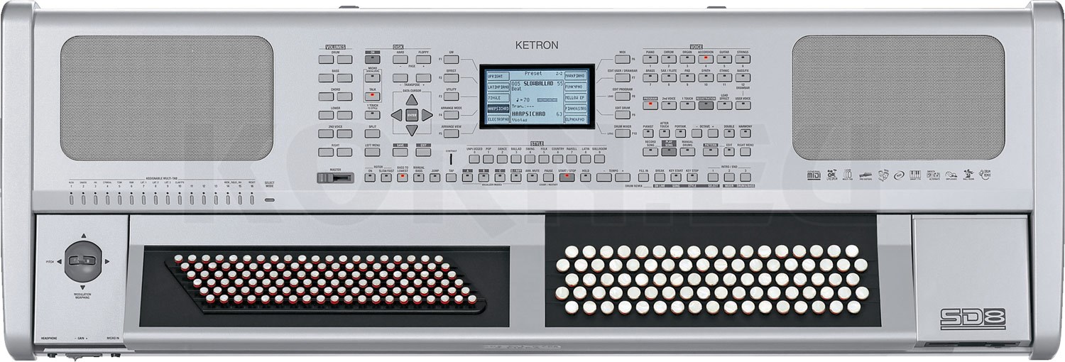 Ketron SD8 HD Keyboard Chrom. Mit... | Musikhaus