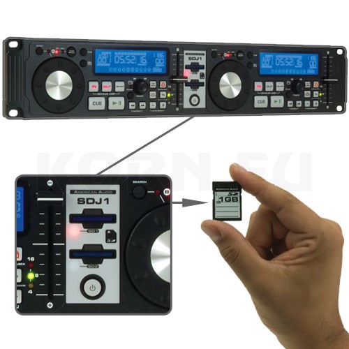 American Audio SDJ1 Dual SD Card Player music store