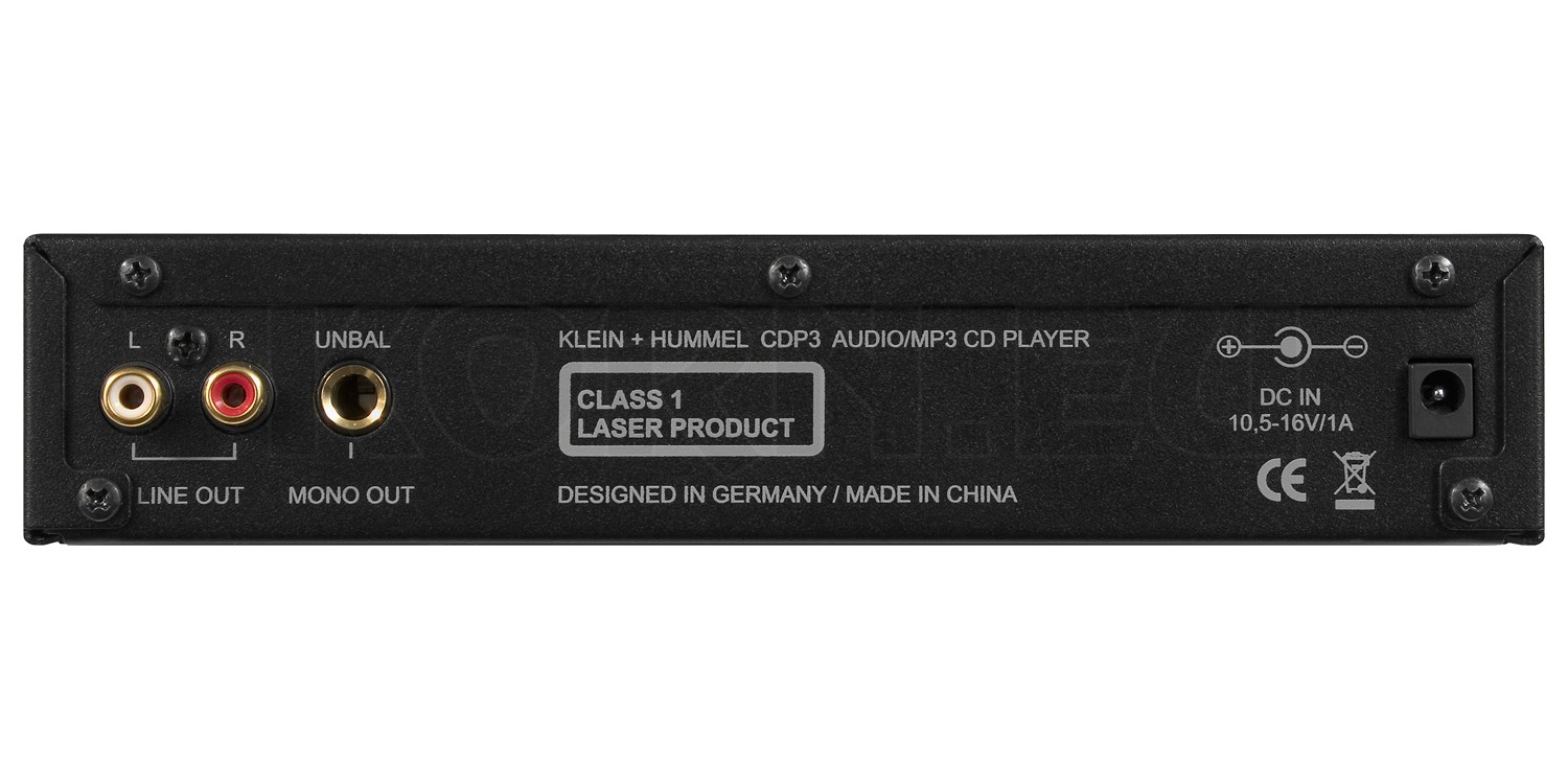Klein + Hummel CDP3 CDplayer zum Einbau in PAS... Musikhaus
