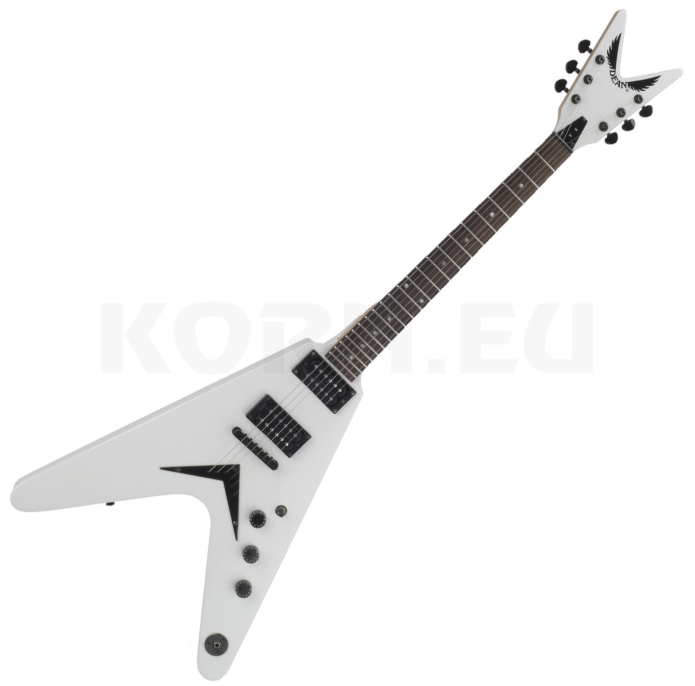 white dean guitar