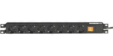 Monacor RCS-18 Rack Steckdosenleiste 19/" 1HE