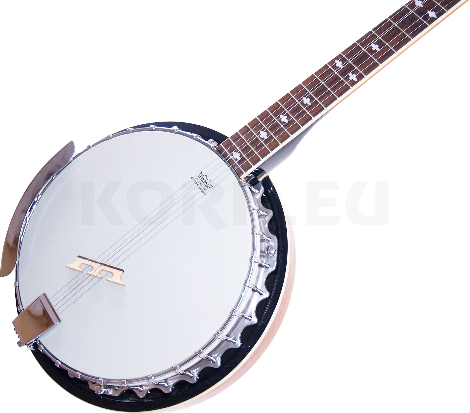 GEWA Banjo Select 6-saitig Mit Koffer – Mahagoni-Kessel & REMO Fell Für Warmen Klang