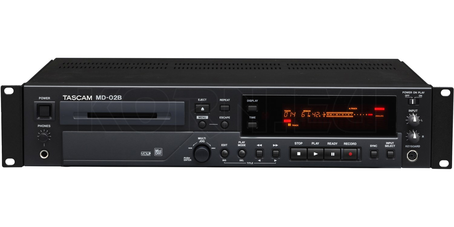 Tascam MD02B MD RecorderPlayer Editor Musikhaus