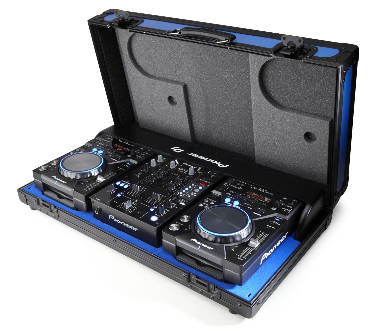 Pioneer 2x CDJ 400+1x DJM 400+1xPRO-440FLT Blue... | music store