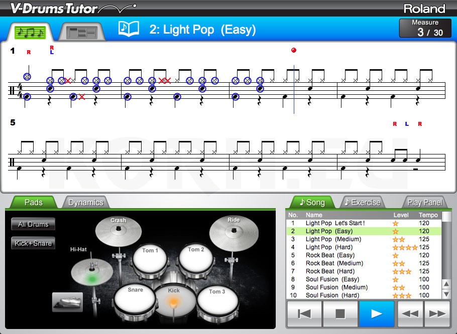 roland drum tutor software download