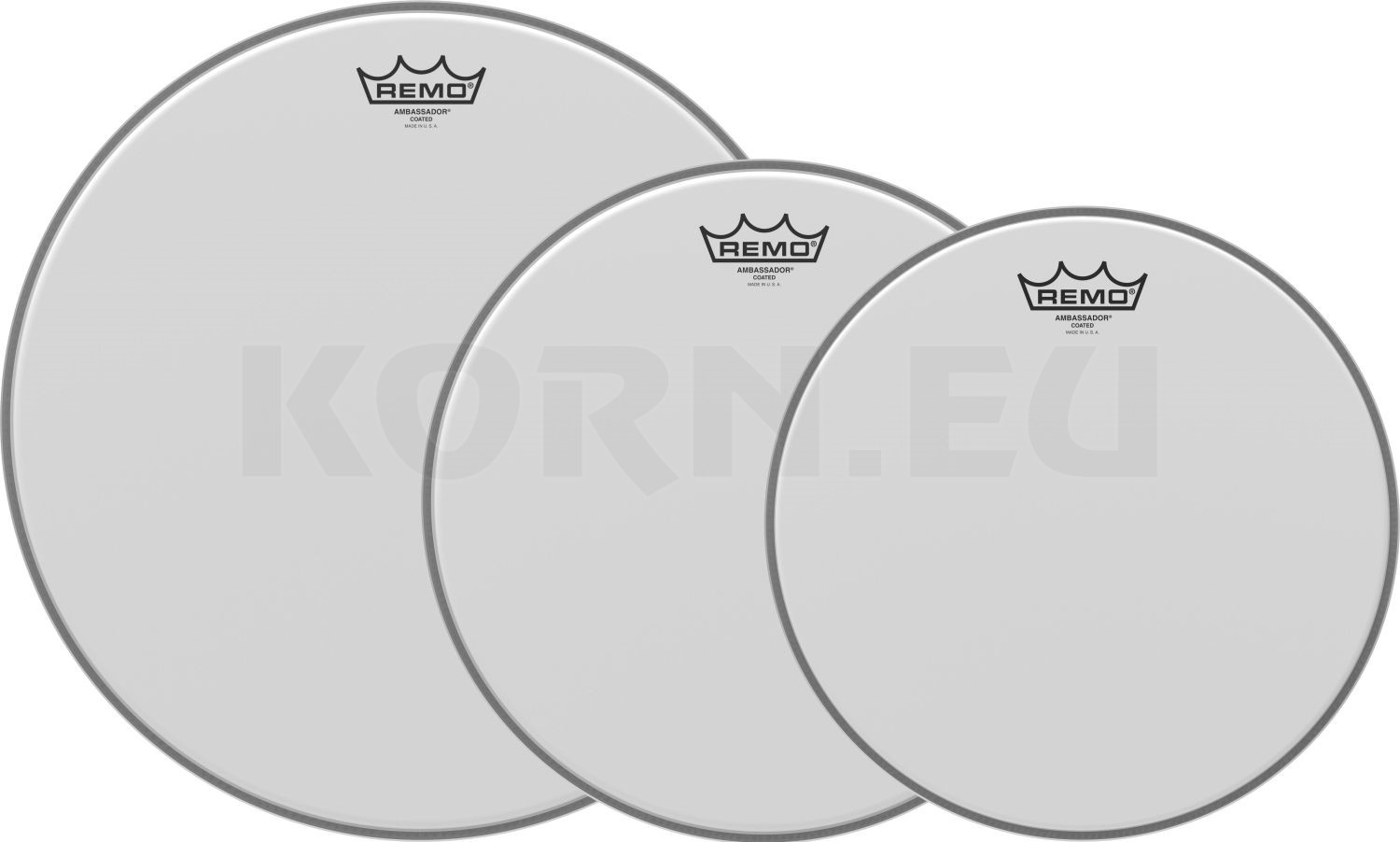 Remo Ambassador 0932 coated PRO Pack music store