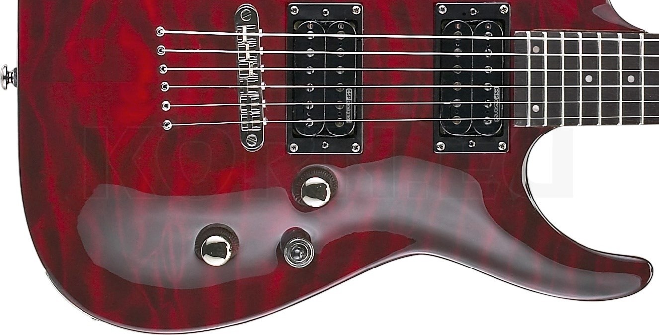 ESP Ltd MH100QMNT See Thru Black Cherry EGitarre music store