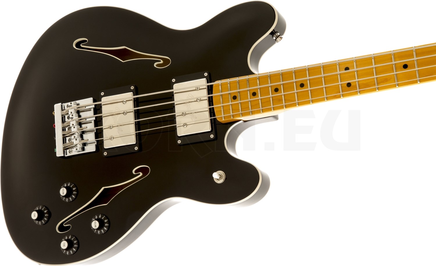 Fender Starcaster Bass MN Black E-Bassgitarre | Musikhaus