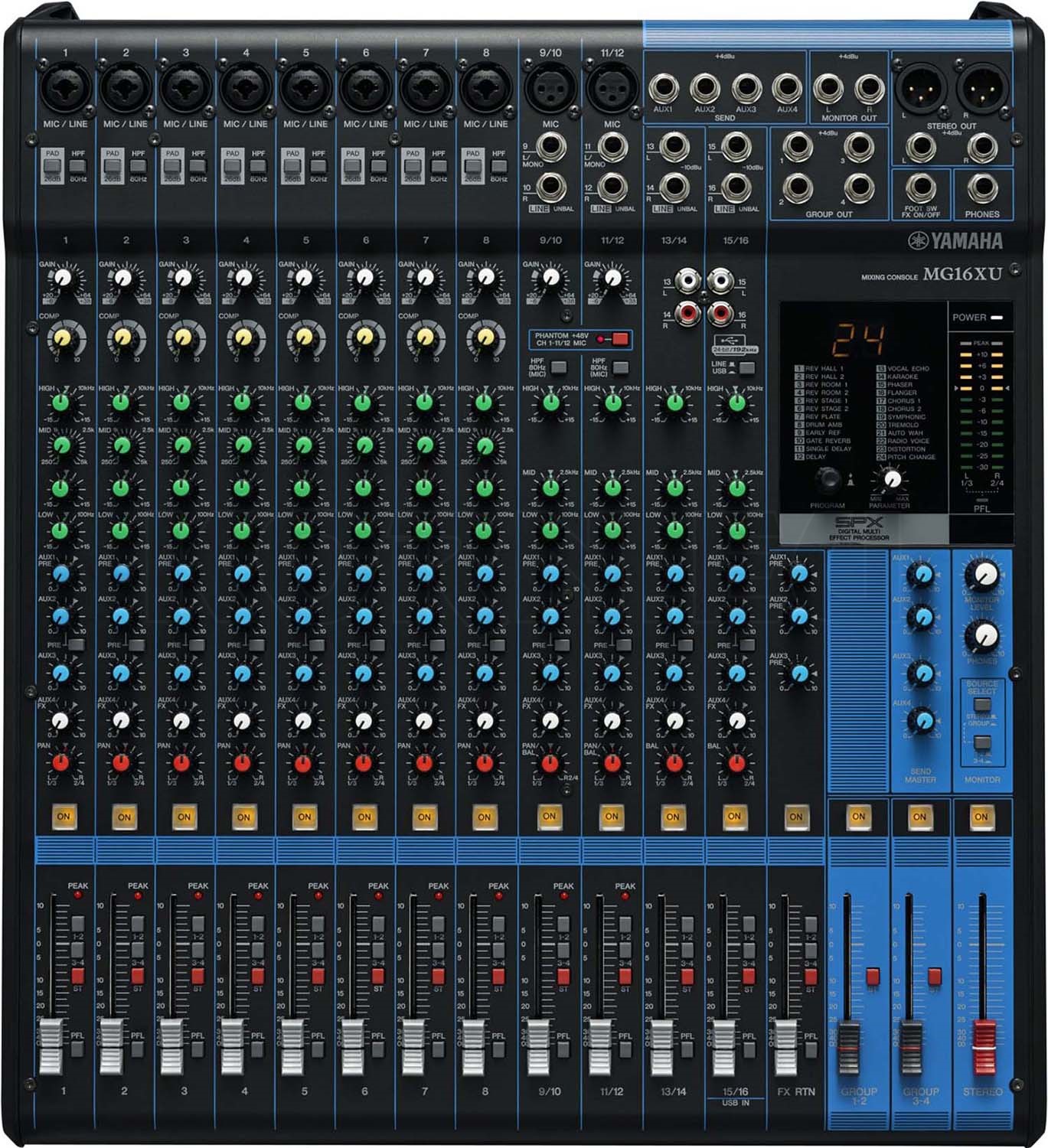 Yamaha Mg 16xu In Mixers Up To 24 Channels Music Store