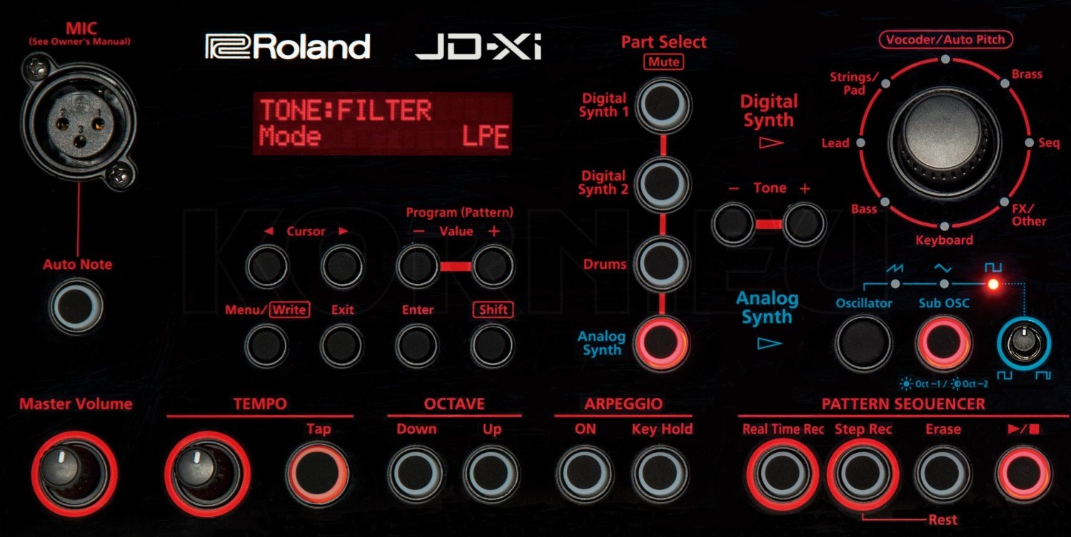 rolalnd joxi crossover synthesizer
