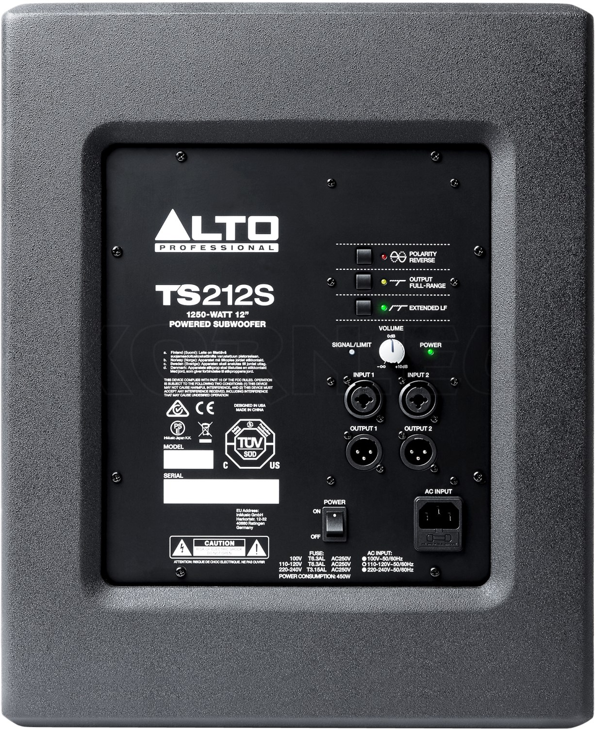 Ts212 ALTO Professional TS212S Sub