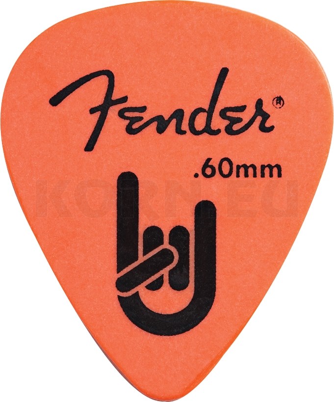 Fender 351 shape Delrin rock on 0.60 mm-pack de 12 