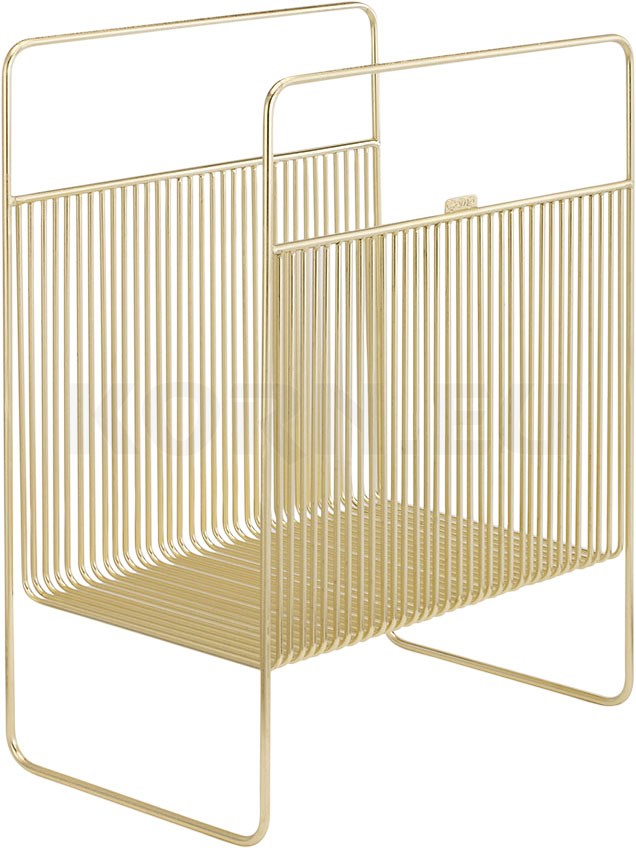 Zomo VS-Rack Wave Gold – Plattensammlung Regal Für Bis Zu 40 LPs