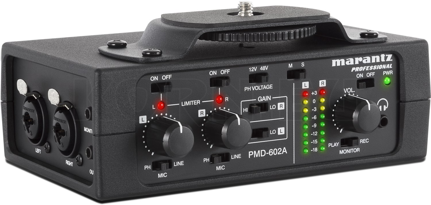 Marantz PMD602A DSLR Audio Interface Musikhaus
