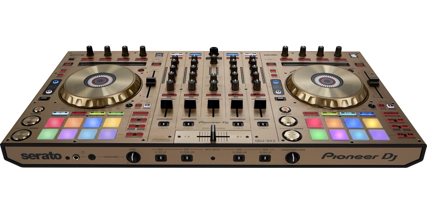 Pioneer DJ DDJSX 2N Gold DJ Controller Musikhaus