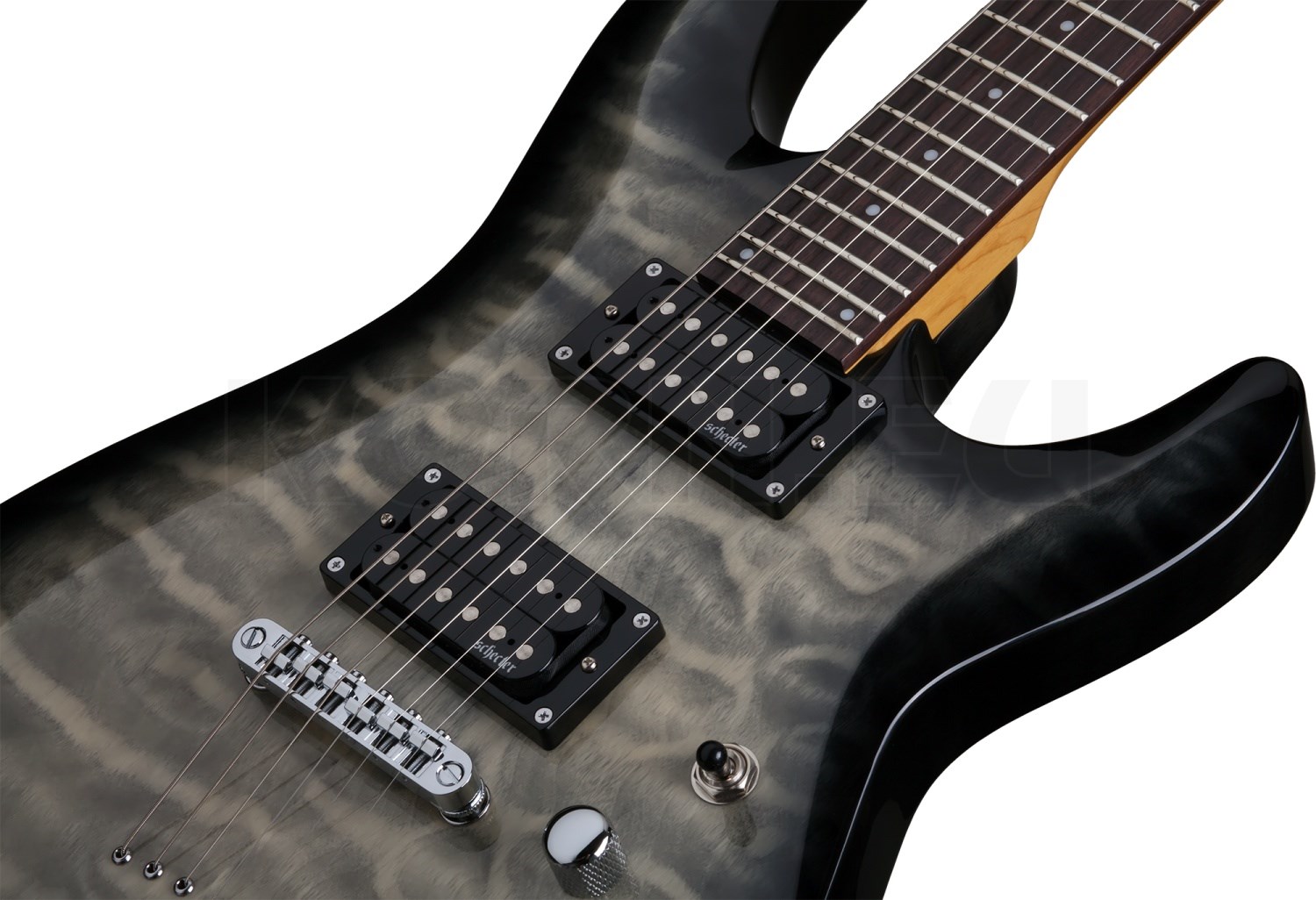 Schecter C-6 Plus Charcoal Burst | Musikhaus