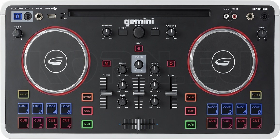 Gemini Mix2Go DJ Controller Musikhaus