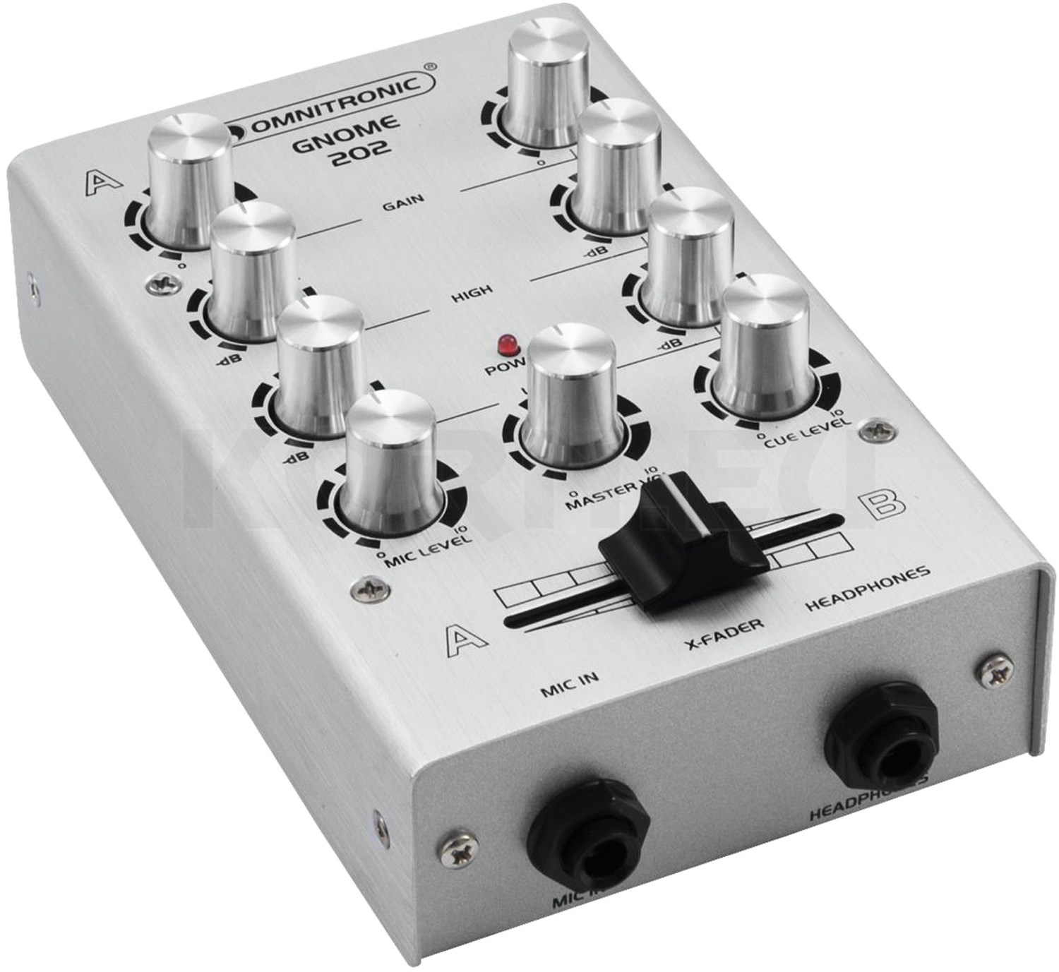 OMNITRONIC GNOME202 MiniMixer silber