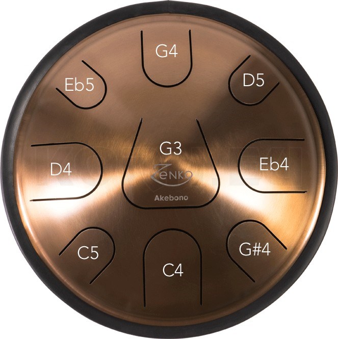 Zenko Akebono Steel Tongue Drum Musikhaus