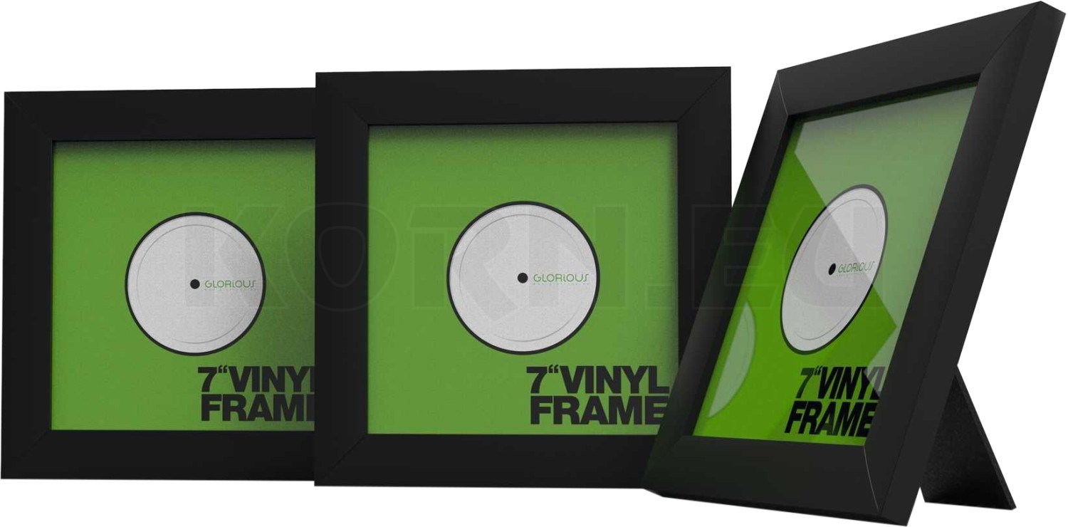 Glorious DJ Vinyl Frame Set 7 Zoll black Musikhaus