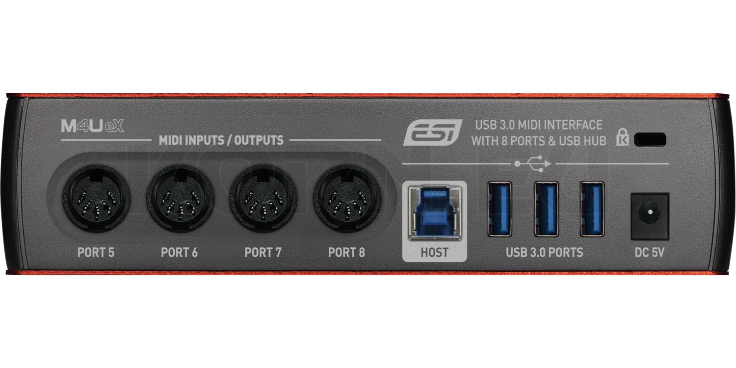 Esi M4U eX 8 Kanal USB MIDI Interface Musikhaus
