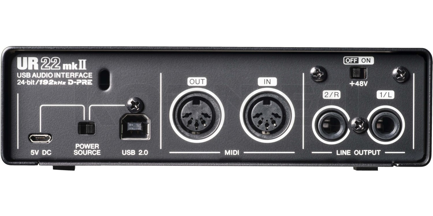 Steinberg UR22 MKII USB AI + MIDI I/O + iPad Support BWare