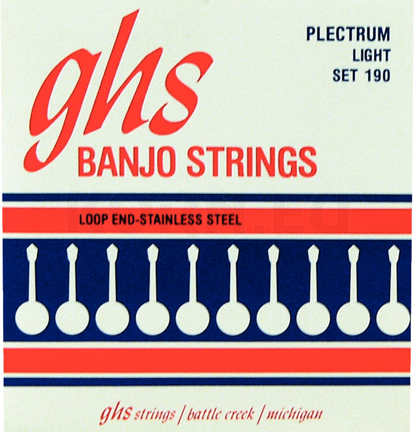 GHS 190 Banjo Saitensatz 4String Loop End... Musikhaus