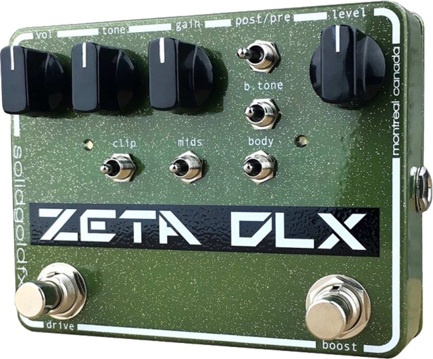 Solid Gold FX Zeta Deluxe DLX Drive Pedal Musikhaus