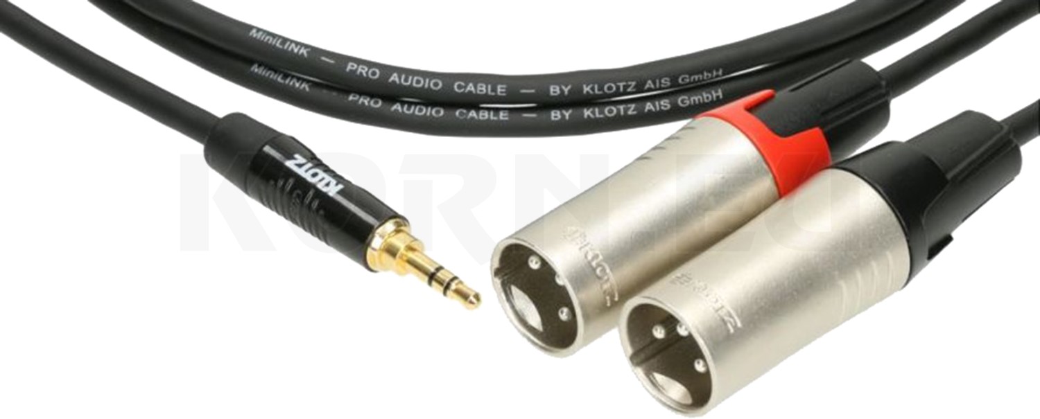 Xlr Male Auf 3 5 Klinke Female Klotz Klinke Stecker 3,5 stereo / 2 XLR male... | Musikhaus