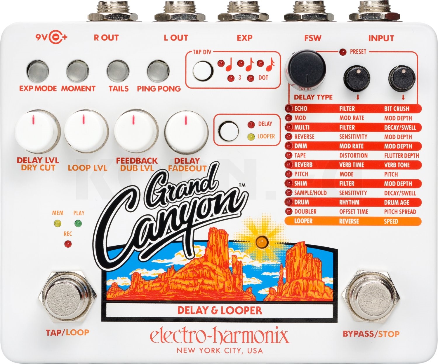 canyon delay looper