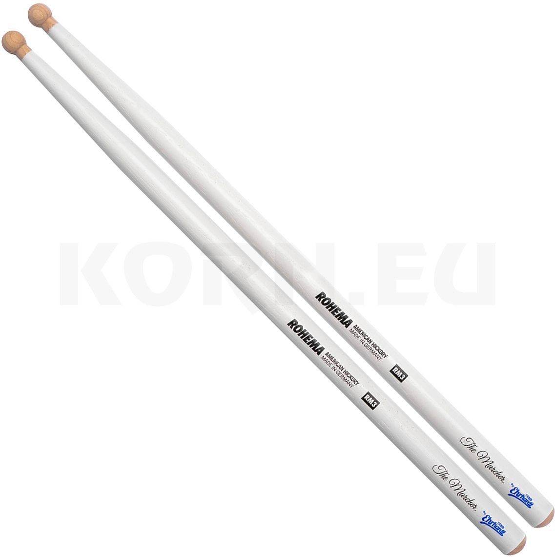 Rohema Marching Sticks Ahorn - 405 Mm Drumsticks Mit Holzspitze, Made In Germany