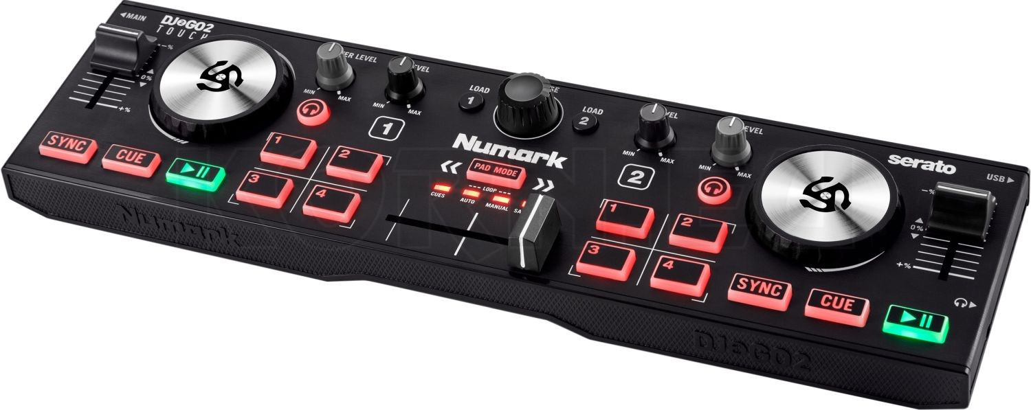 Numark dj2go2 touch подключение к андроид