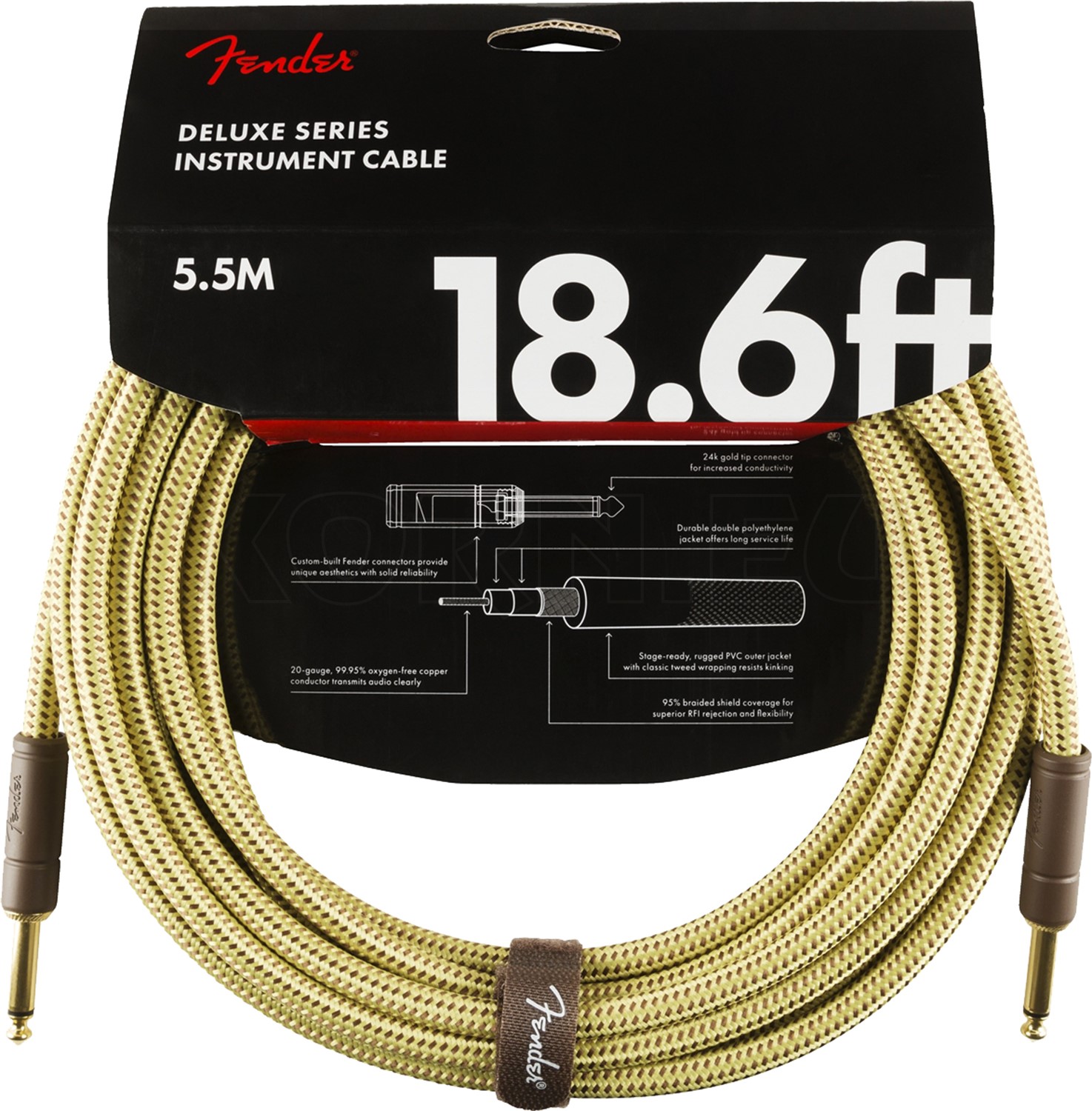 fender deluxe series instrument cable