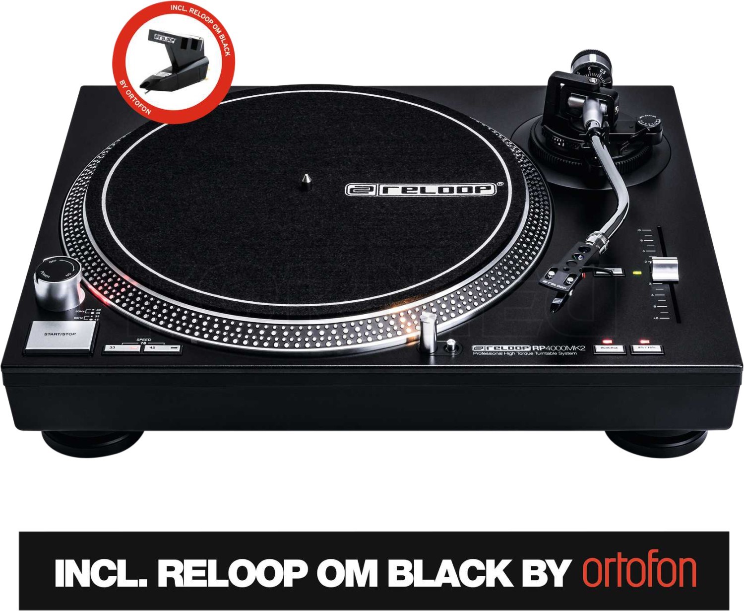 Reloop RP-4000 MK2 Turntable Direktantrieb B-Ware