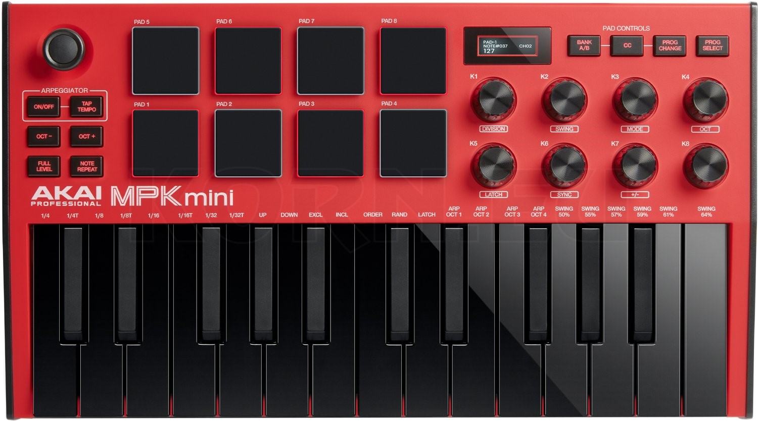 Akai Professional MPK mini MK3 Red | music store