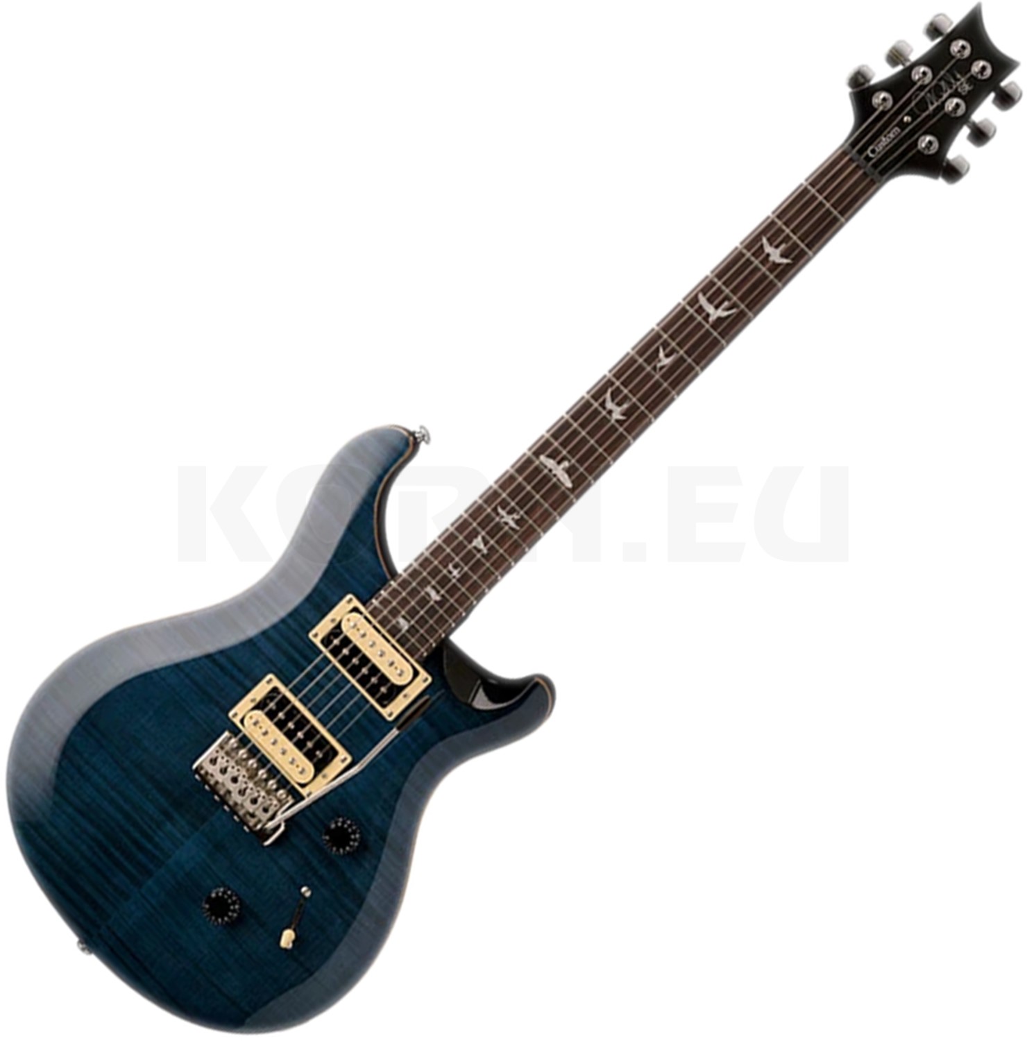 prs se custom 24 in whale blue