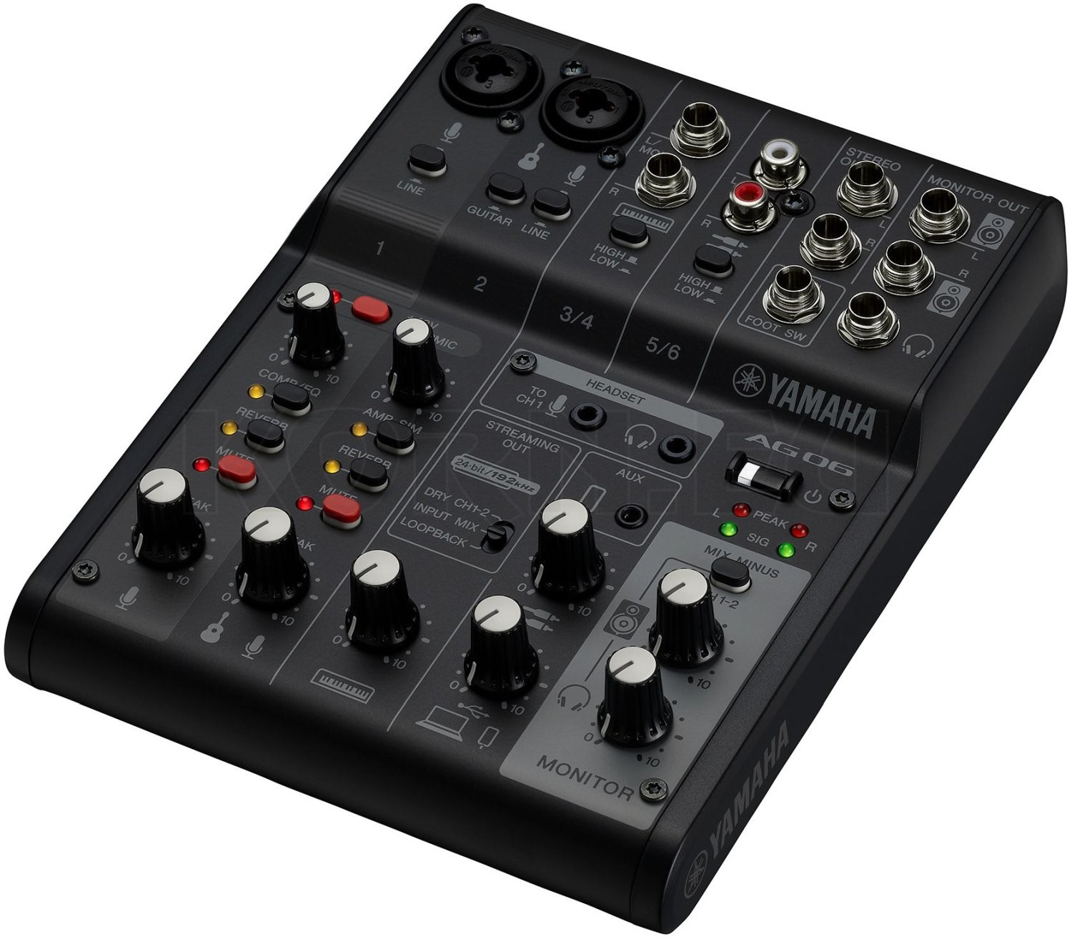 Yamaha AG06 MK2 schwarz