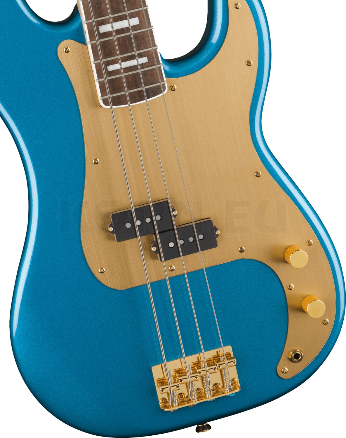 Fender Squier 40th Anniversary PBass Gold... Musikhaus