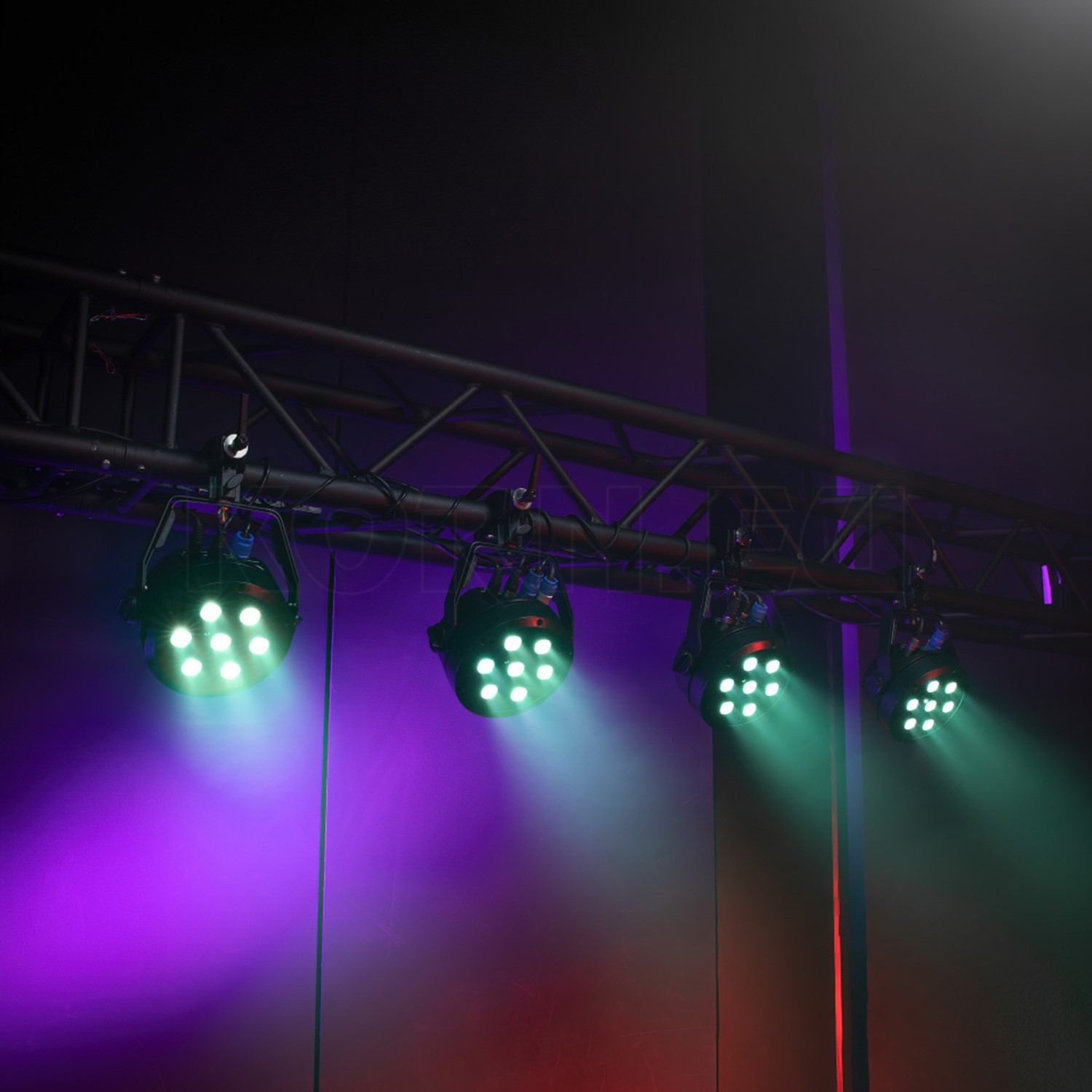 Projecteur PAR Cameo ROOT – 6 LEDs RGBAW + UV, 12W, DMX, Pour Scène, événements, Bars - 4