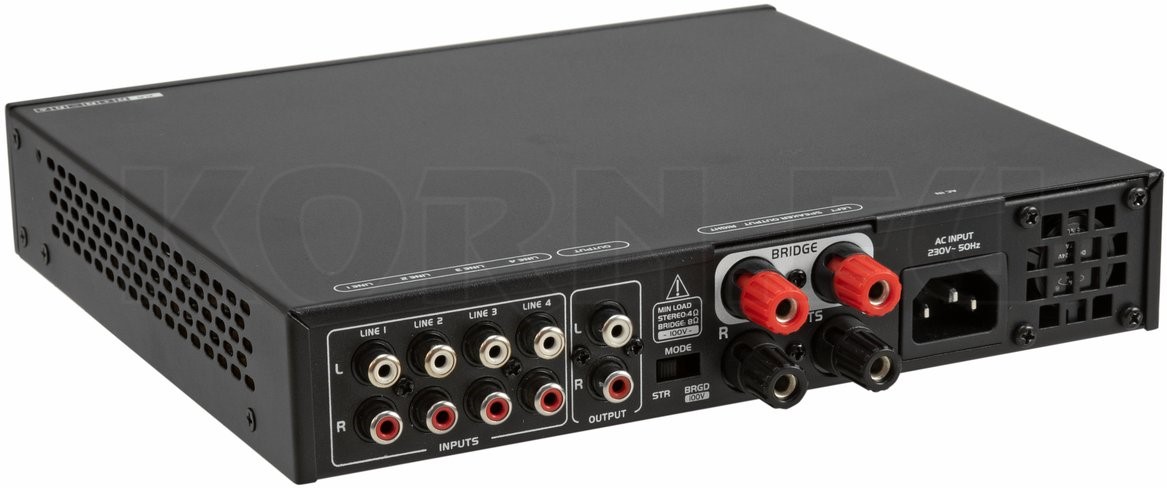 Amplificateur Mono Crunch GPX3300.1D - Classe D 2400W - Subsonic Bass Boost