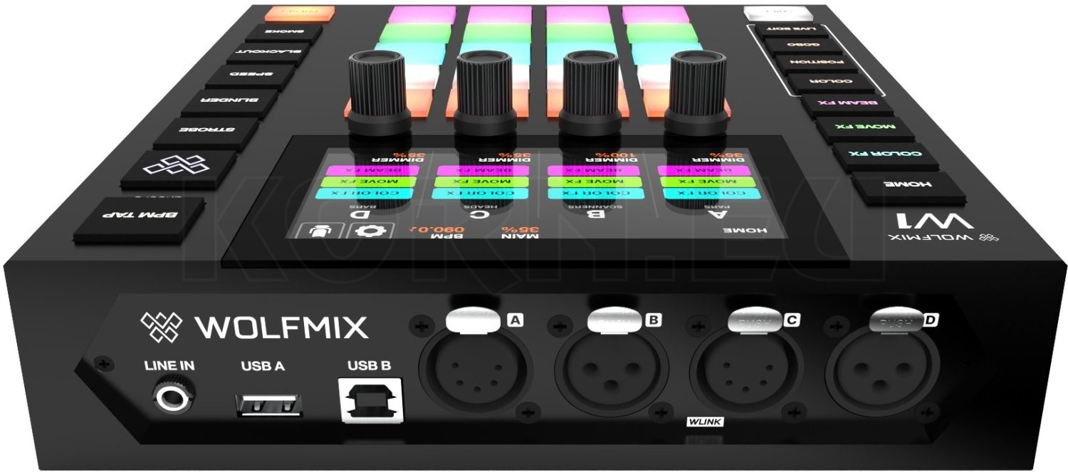 Wolfmix W1 MK2 DMX Controller Standalone