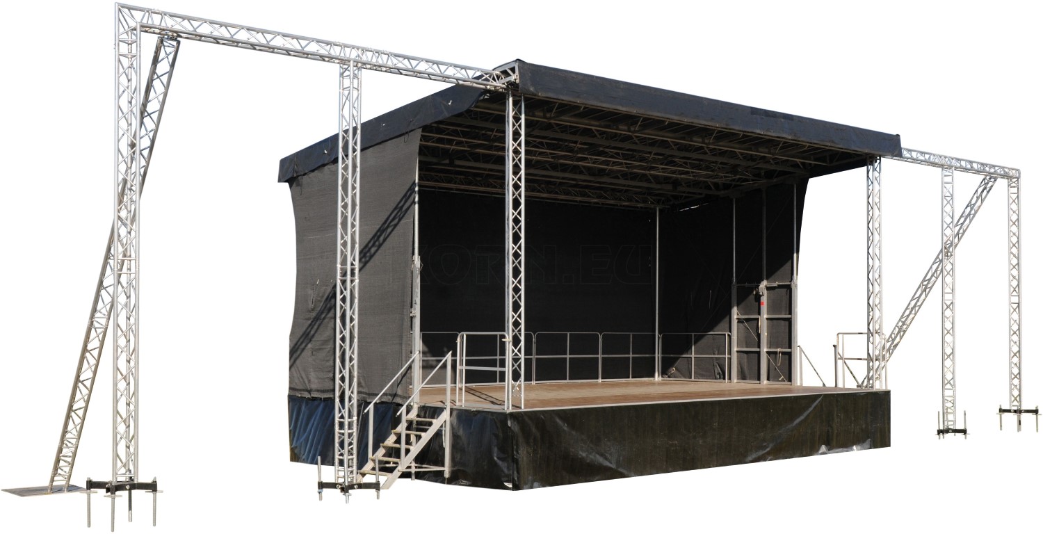 Rental - Stage - Stagemobil XXL + Sidewings... | music store