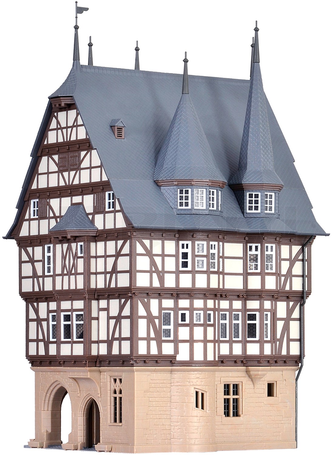 Kibri 38900 – Maquette H0 De L'hôtel De Ville D'Alsfeld, Maison à Colombages