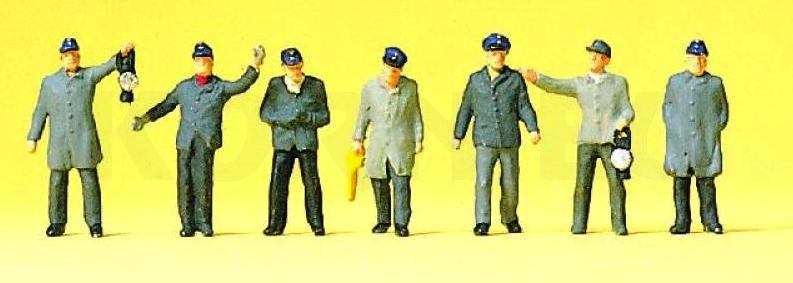 Preiser 14013 BW- Und Rangierpersonal - Figuren-Set H0 1:87 Für Modelleisenbahn