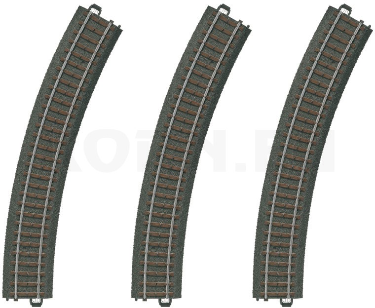 Märklin 24207 H0 Gebogenes Gleis R2 (437,5mm x 7,5°) (Neu und originalverpackt) in Rorschach für