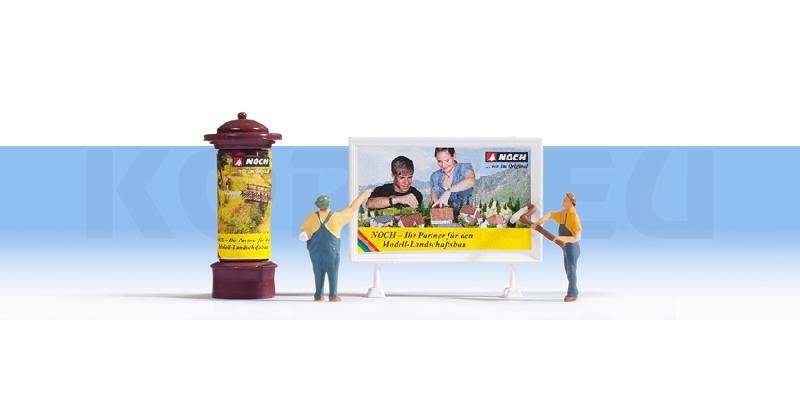 Noch 15202 H0 Figuren Per Plastificatori – Set 2 Pezzi Con Accessori Per Diorami E Modellismo Ferroviario In Scala 1:87 – Non Adatto A Minori Di 14 Anni