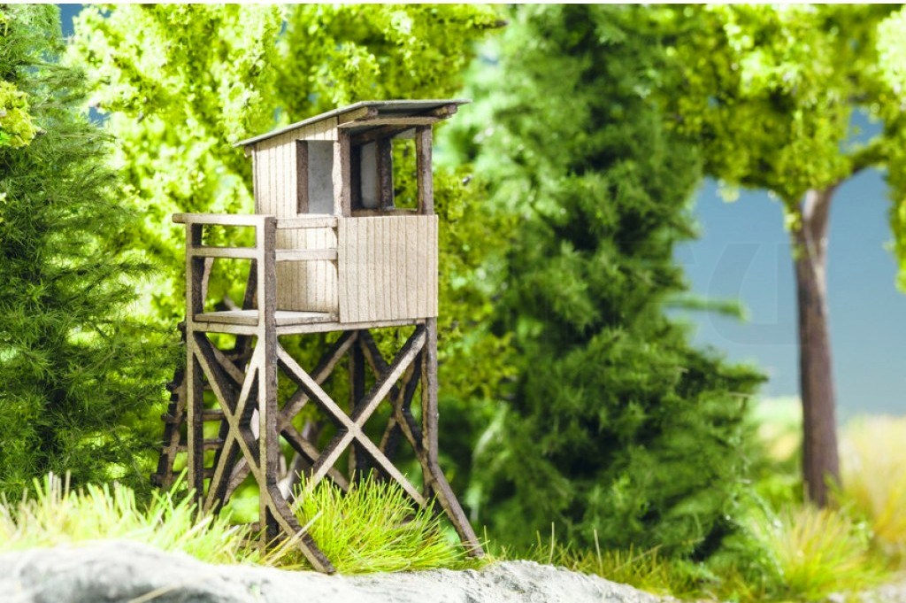 NOCH Jägerstand Miniatur - Laser-Cut Bausatz Für H0 Modellbahn