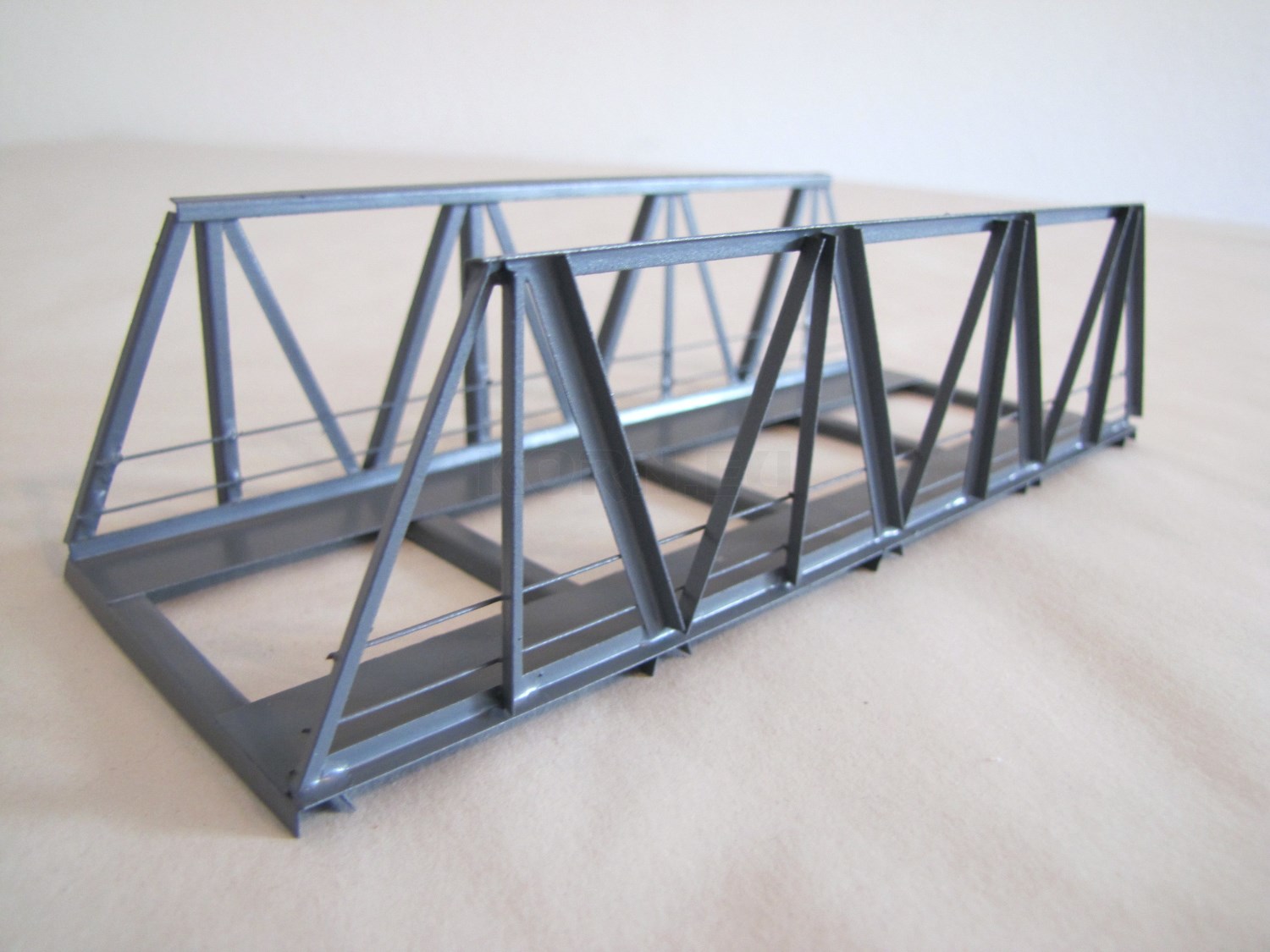 Hack Brücken 70850 Straßenbrücke (Blechträger) 18,6cm grau